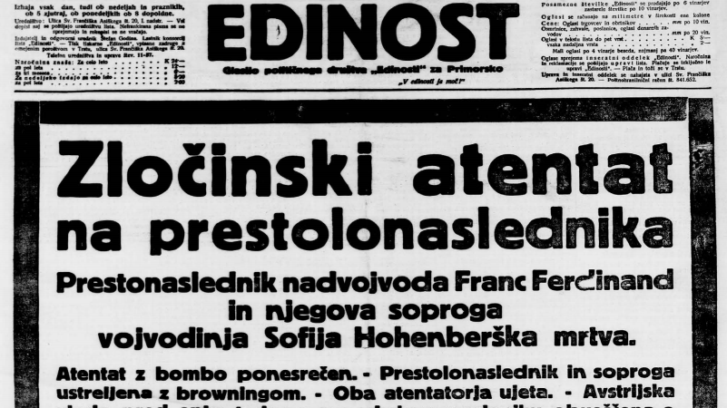 Sarajevski atentat in poročanje časopisja na Slovenskem (2. del)