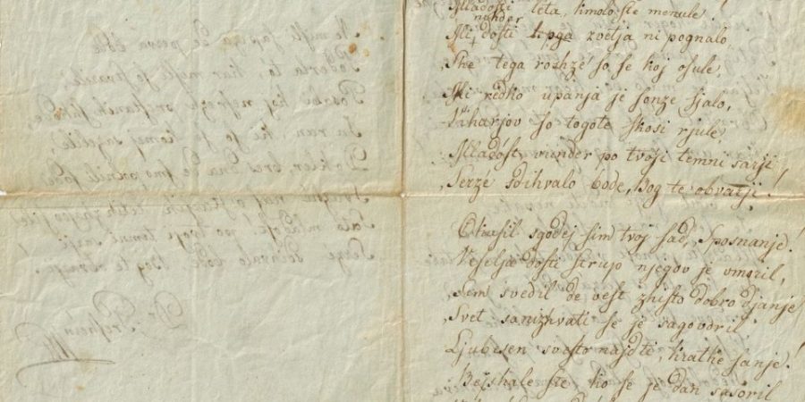 Rokopisi pesmi Franceta Prešerna