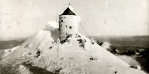 aljazev stolp pozimi