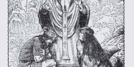 Pokristjanjevanje Alpskih Slovanov in meja na Dravi