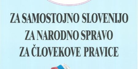 Ustanovljena Slovenske demokratična zveza